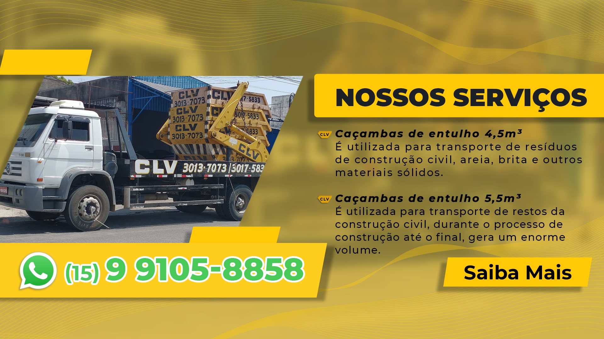 Nossos Serviços Disk Entulho Sorocaba Caçamba de Entulho Sorocaba Entulho Votorantim Disk